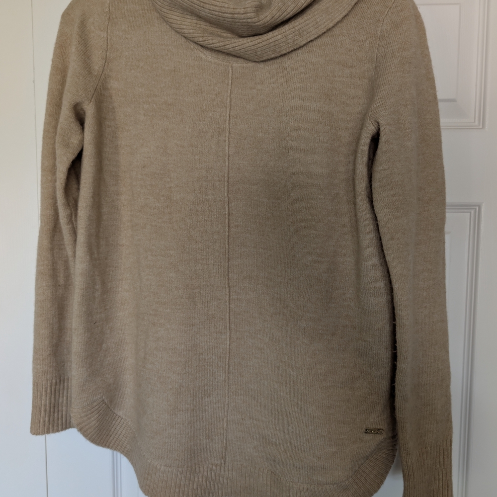 Calvin Klein Women's Beige Cowl Neck Sweater